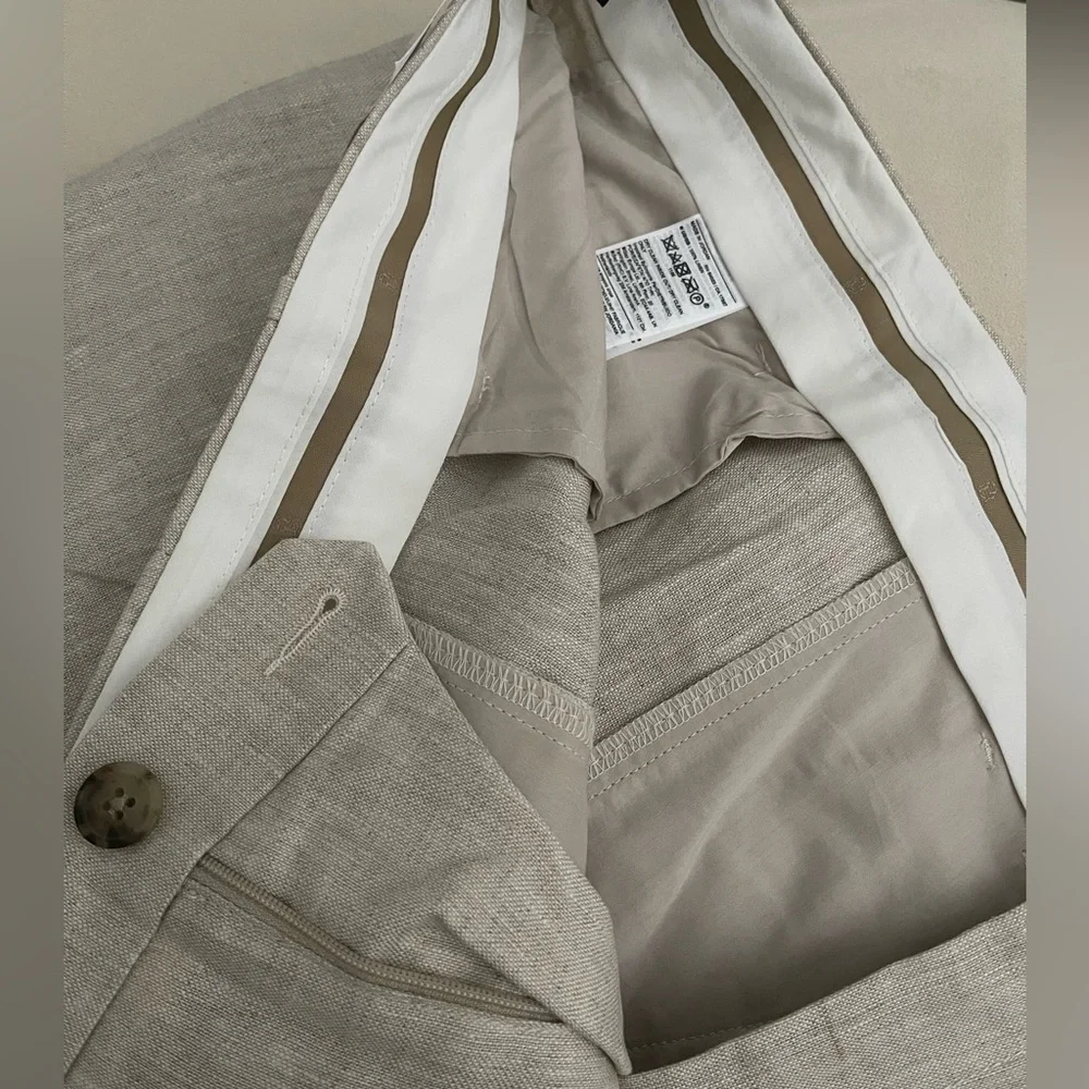 Banana Republic Straight Leg Linen Pants